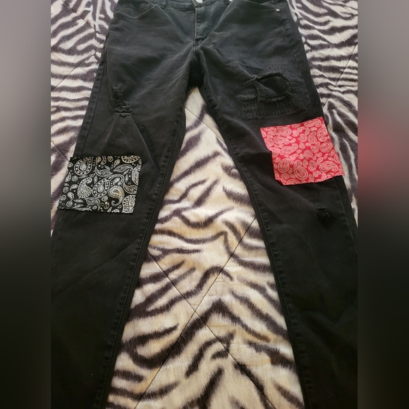 TR Premium Men's Skinny Ripped Jeans - Picture 13 of 16